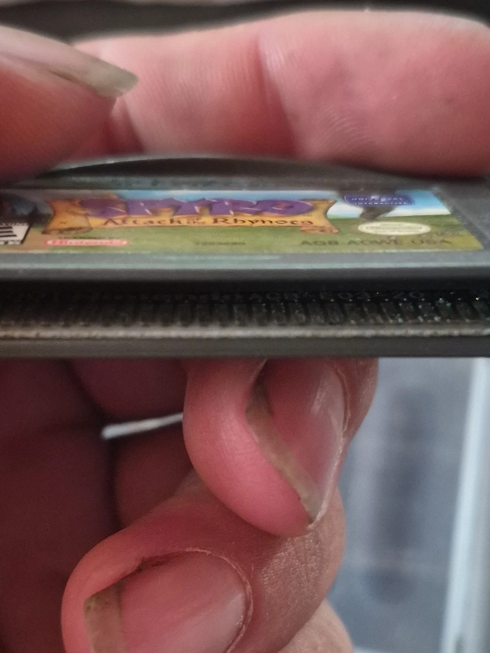 Spyro: Attack of the Rhynocs - Game Boy Advance Cartridge (Gray)